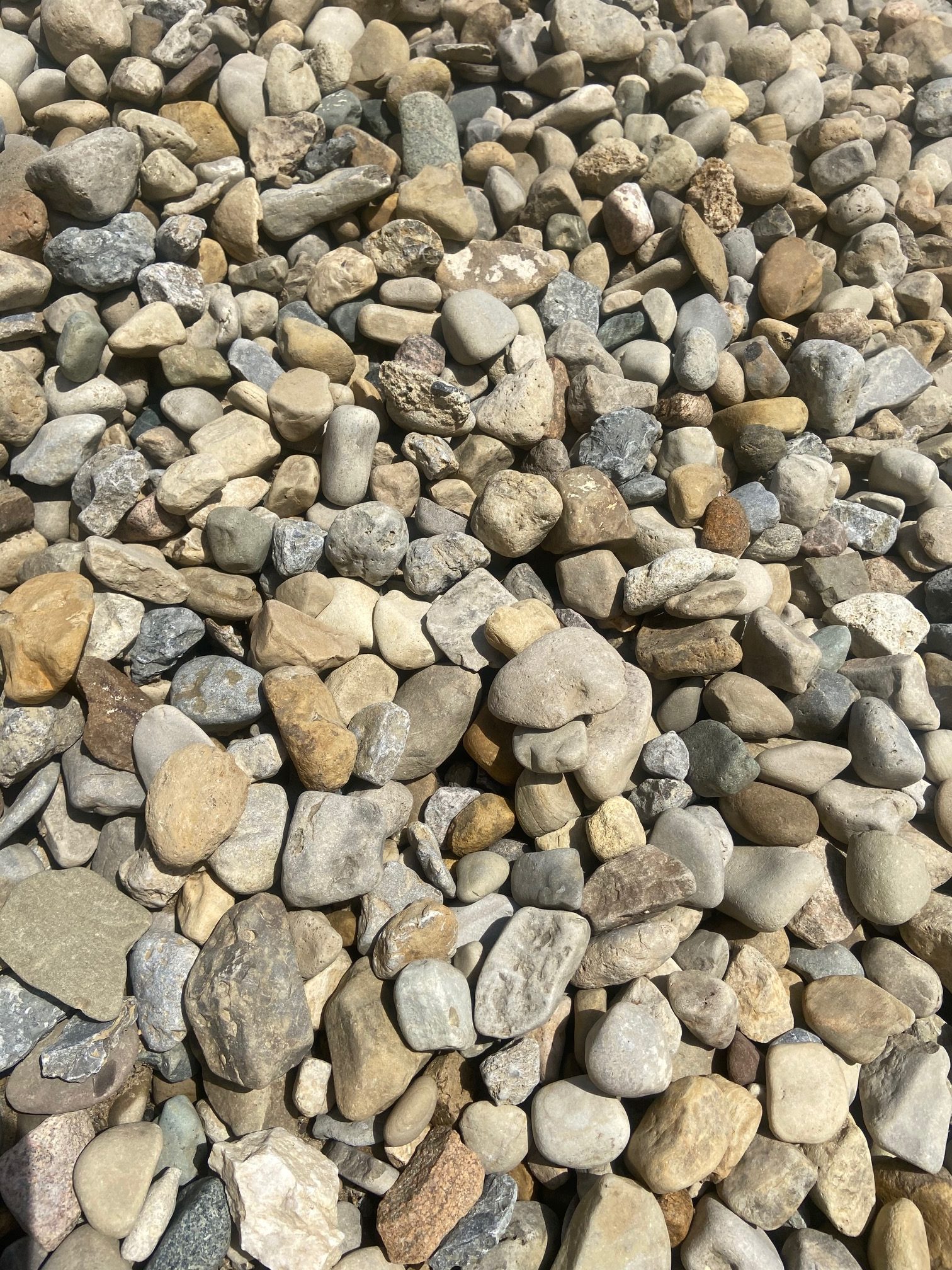 Extra Small River Rock Ohio Green Works LLC Professional Landscape